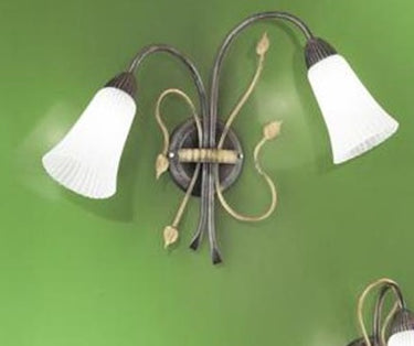 Sforzin Illuminazione Salice Bianco Applique 2 Luci (ULTIMI DUE DISPONIBILI)